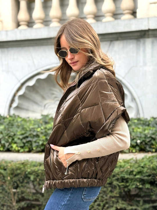 La veste Hailey marron - Gualap