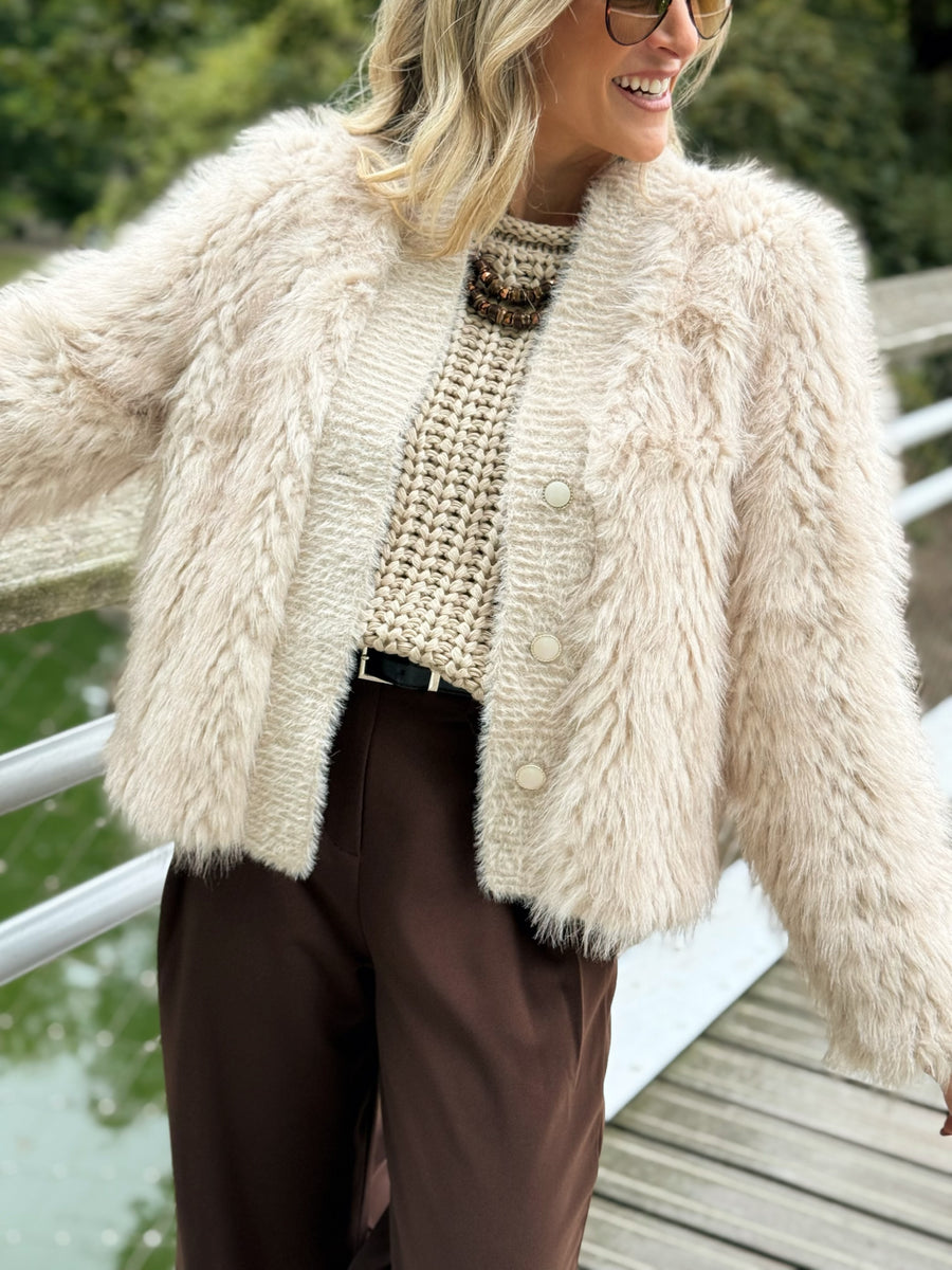 La veste Irina beige