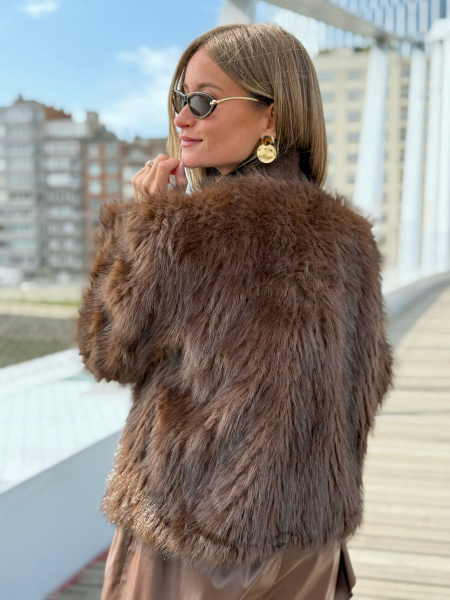 La veste Irina marron