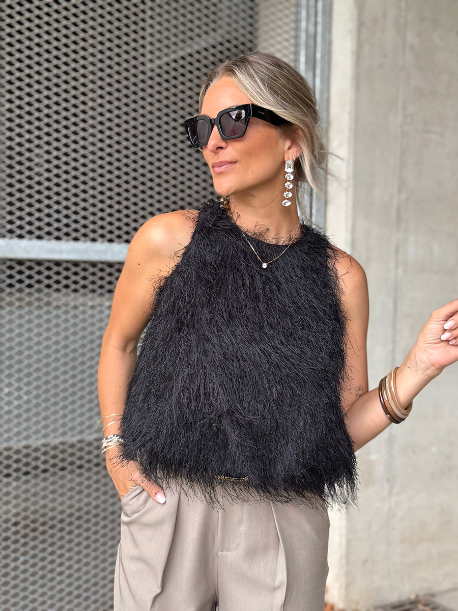 La blouse Hazel noir