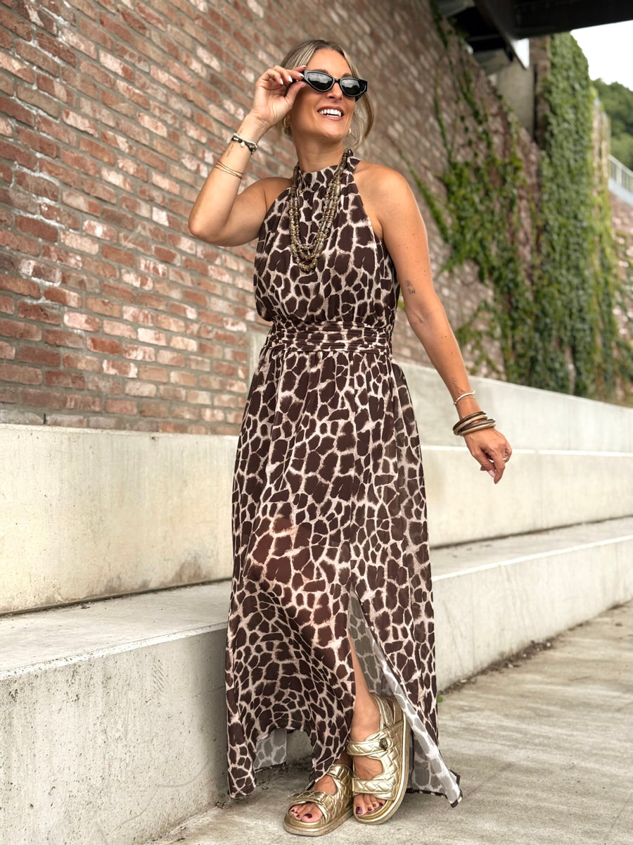 La robe Genna brun