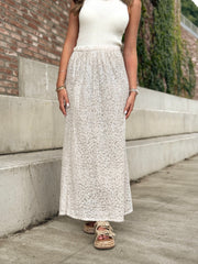 La jupe Gina beige
