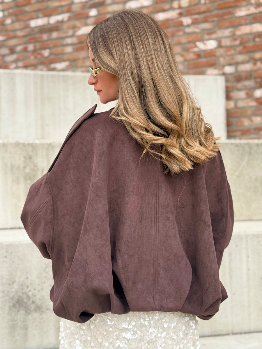 La veste Georgina marron