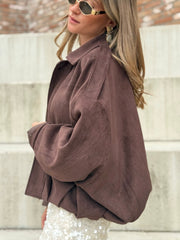 La veste Georgina marron
