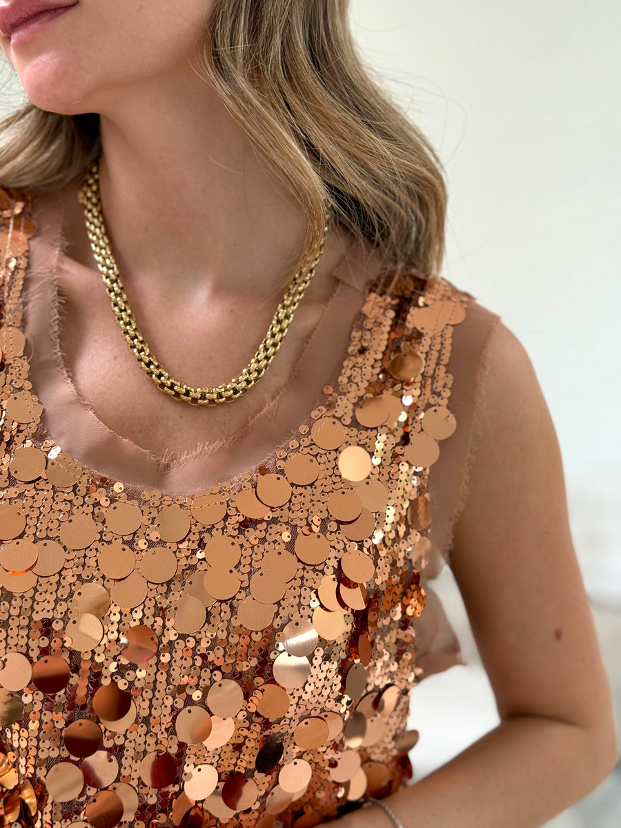 La blouse Anita bronze