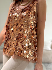 La blouse Anita bronze