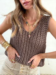 La blouse Elora marron