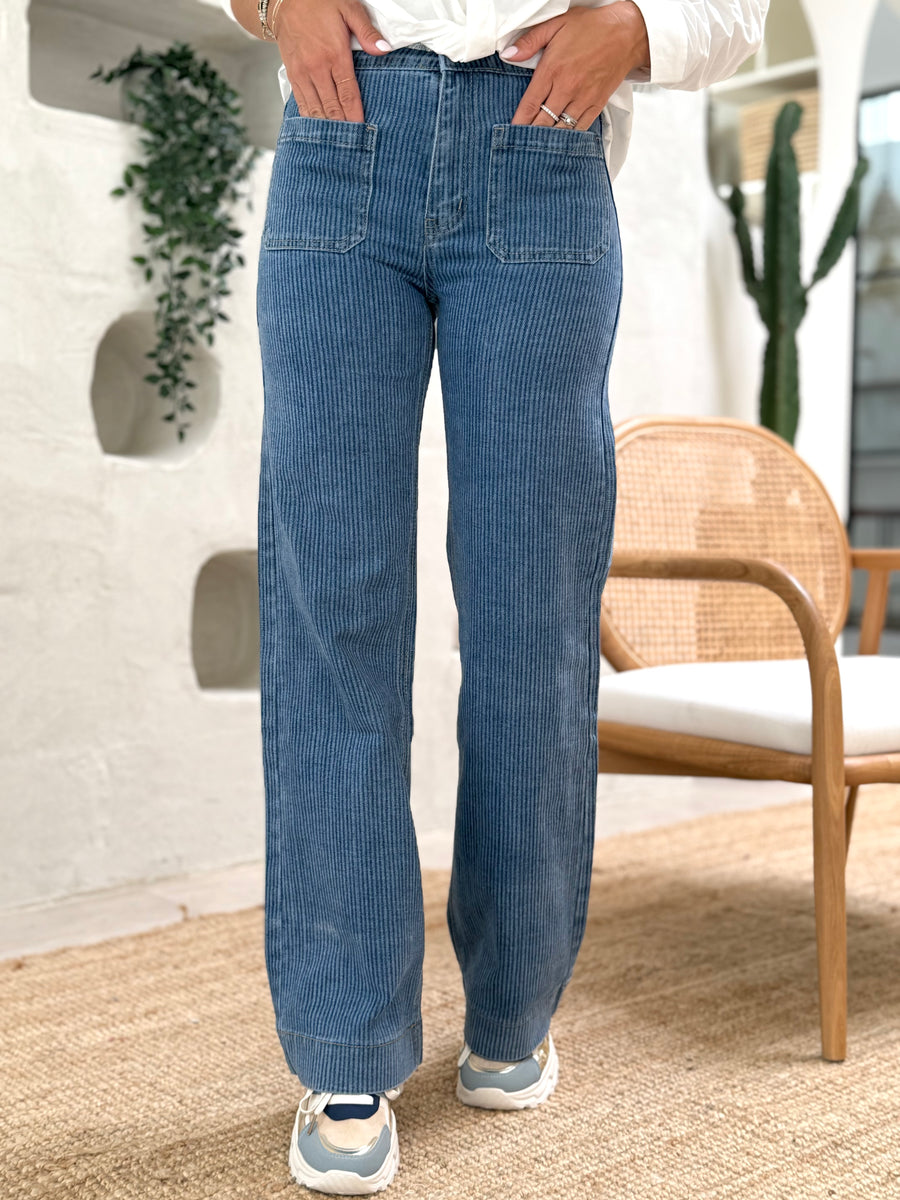 Le jeans Debora bleu