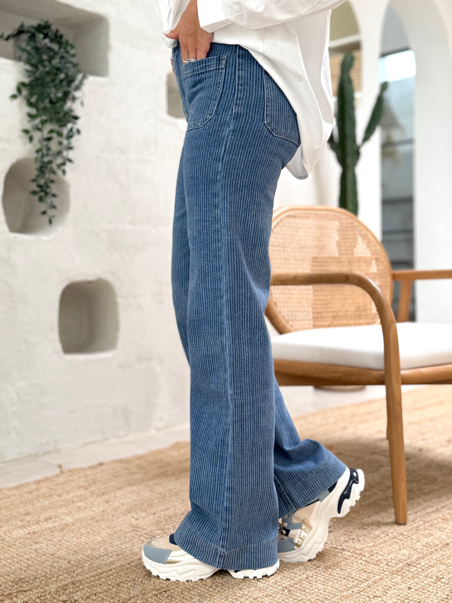Le jeans Debora bleu