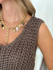 La blouse Elora marron