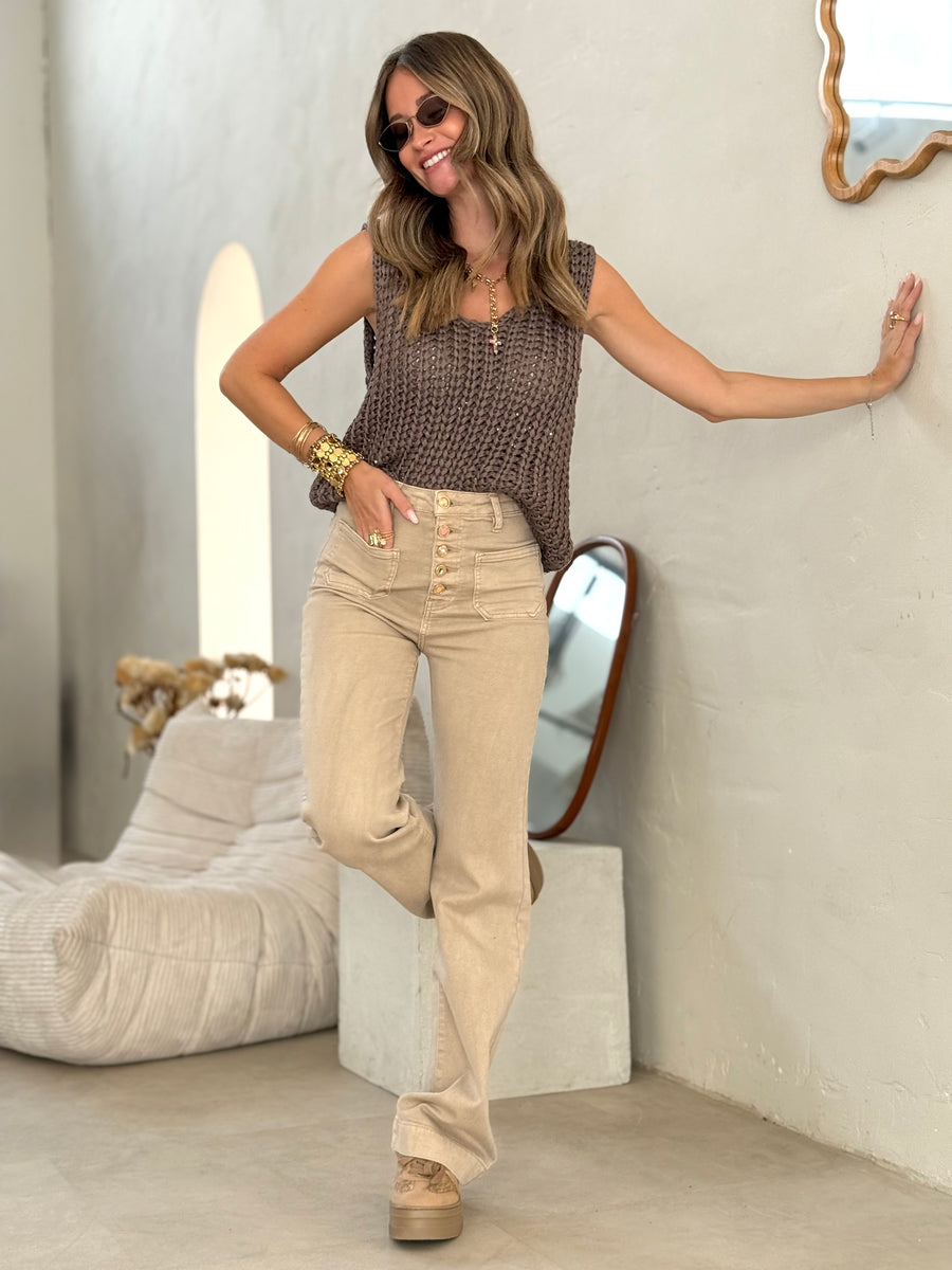 La blouse Elora marron