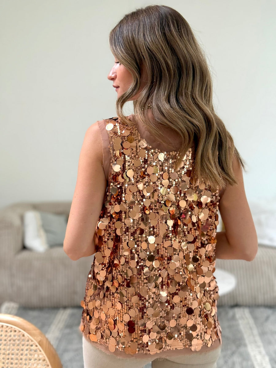 La blouse Anita bronze - Gualap