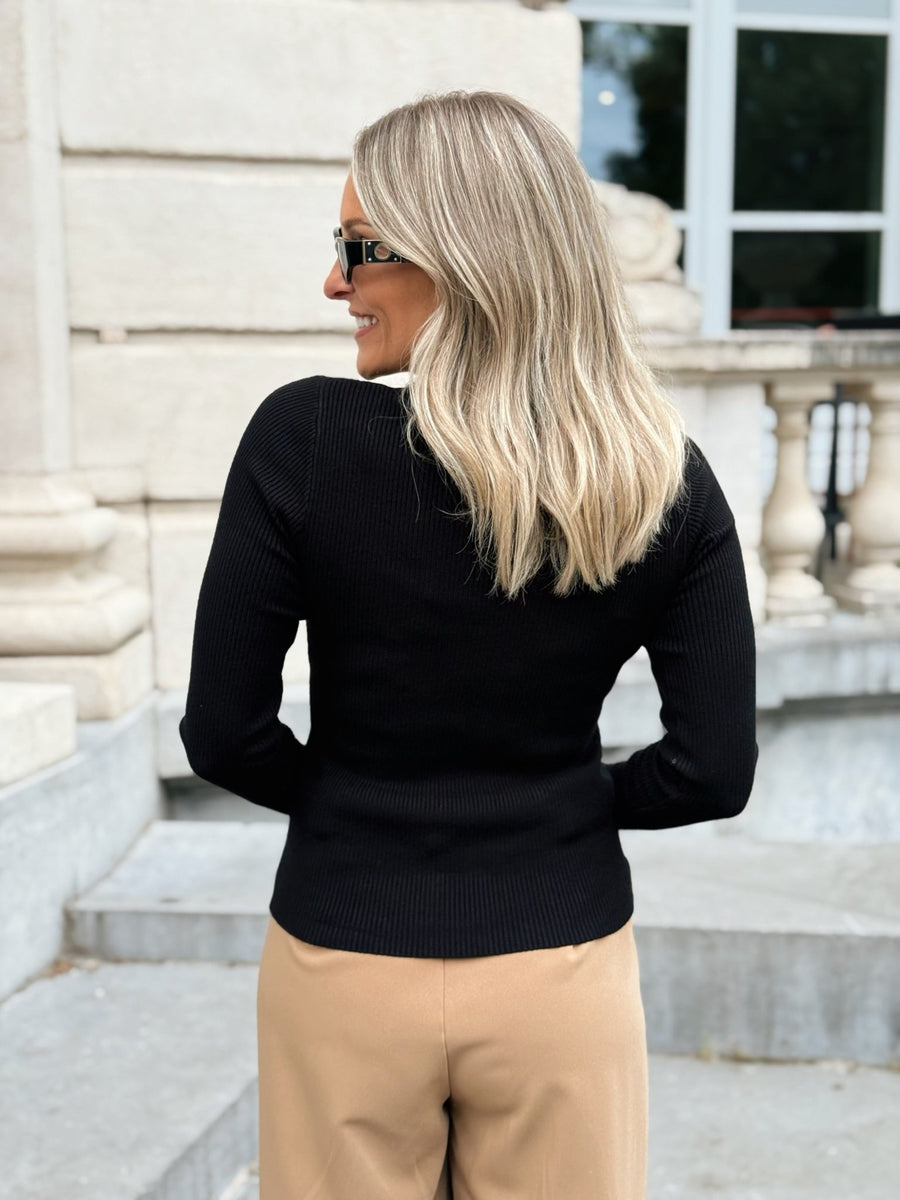 La blouse Cezanne noir - Gualap