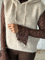 La blouse Chimene marron - Gualap