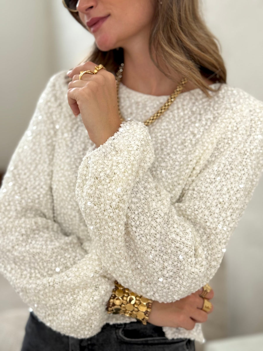 La blouse Erika blanc - Gualap