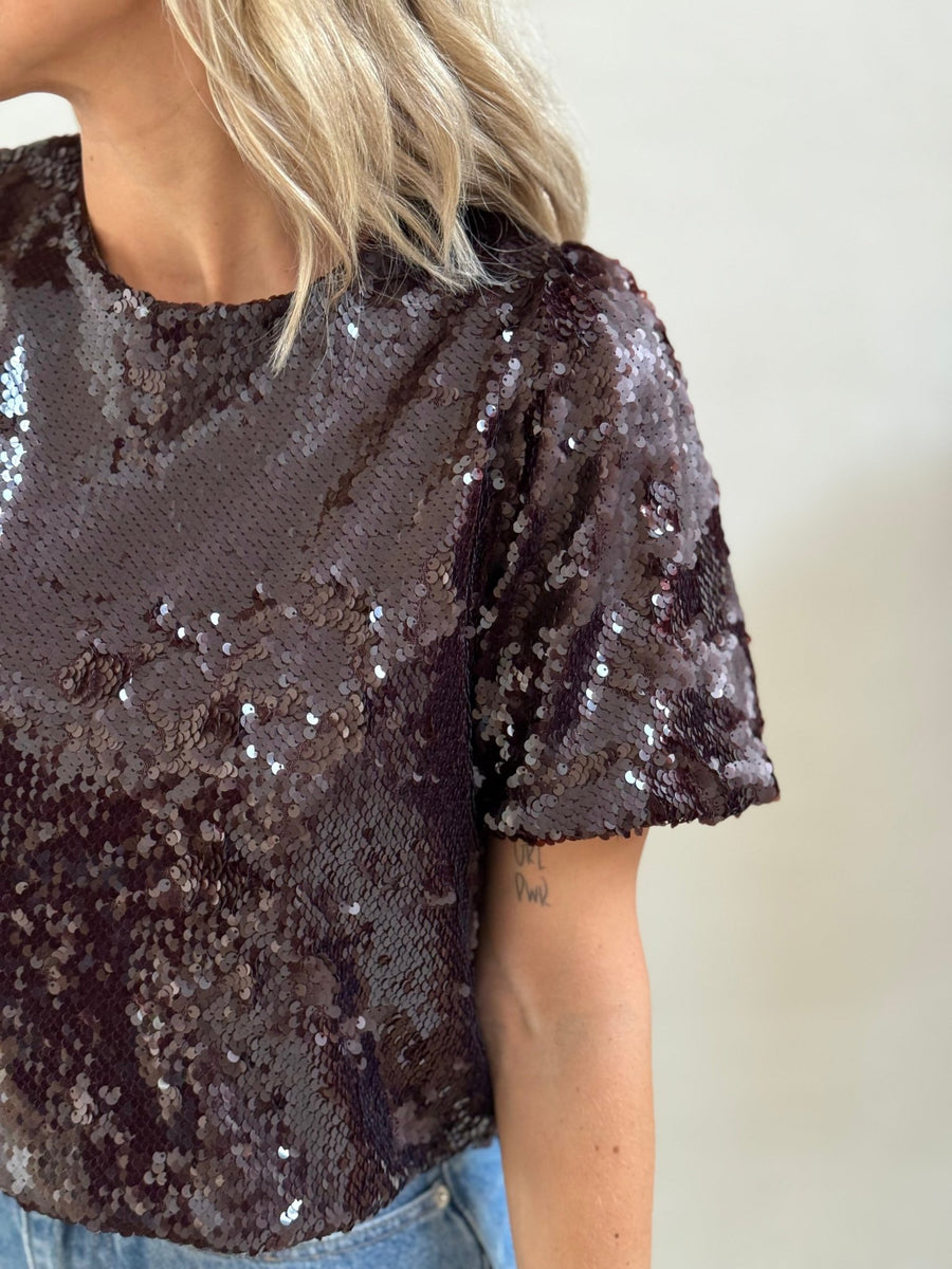 La blouse Lenaick marron - Gualap