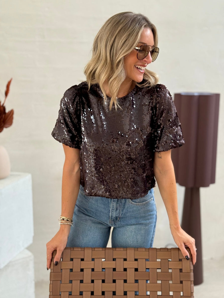 La blouse Lenaick marron - Gualap