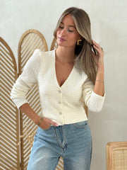 La blouse Lucrecia ecru - Gualap