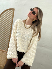 La blouse Marine blanc casse - Gualap