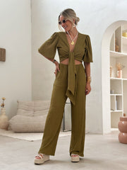 La combi Leonor kaki-Gualap