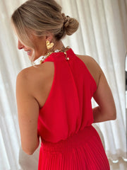 La combi pantalon Bircan rouge-Gualap