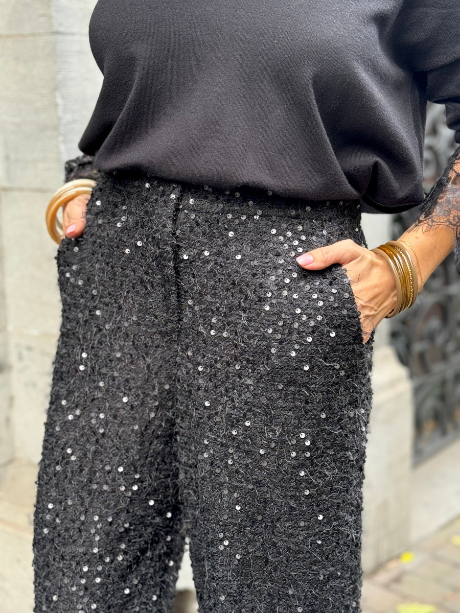 La pantalon Ninon noir - Gualap