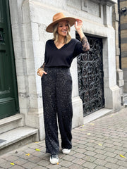 La pantalon Ninon noir - Gualap