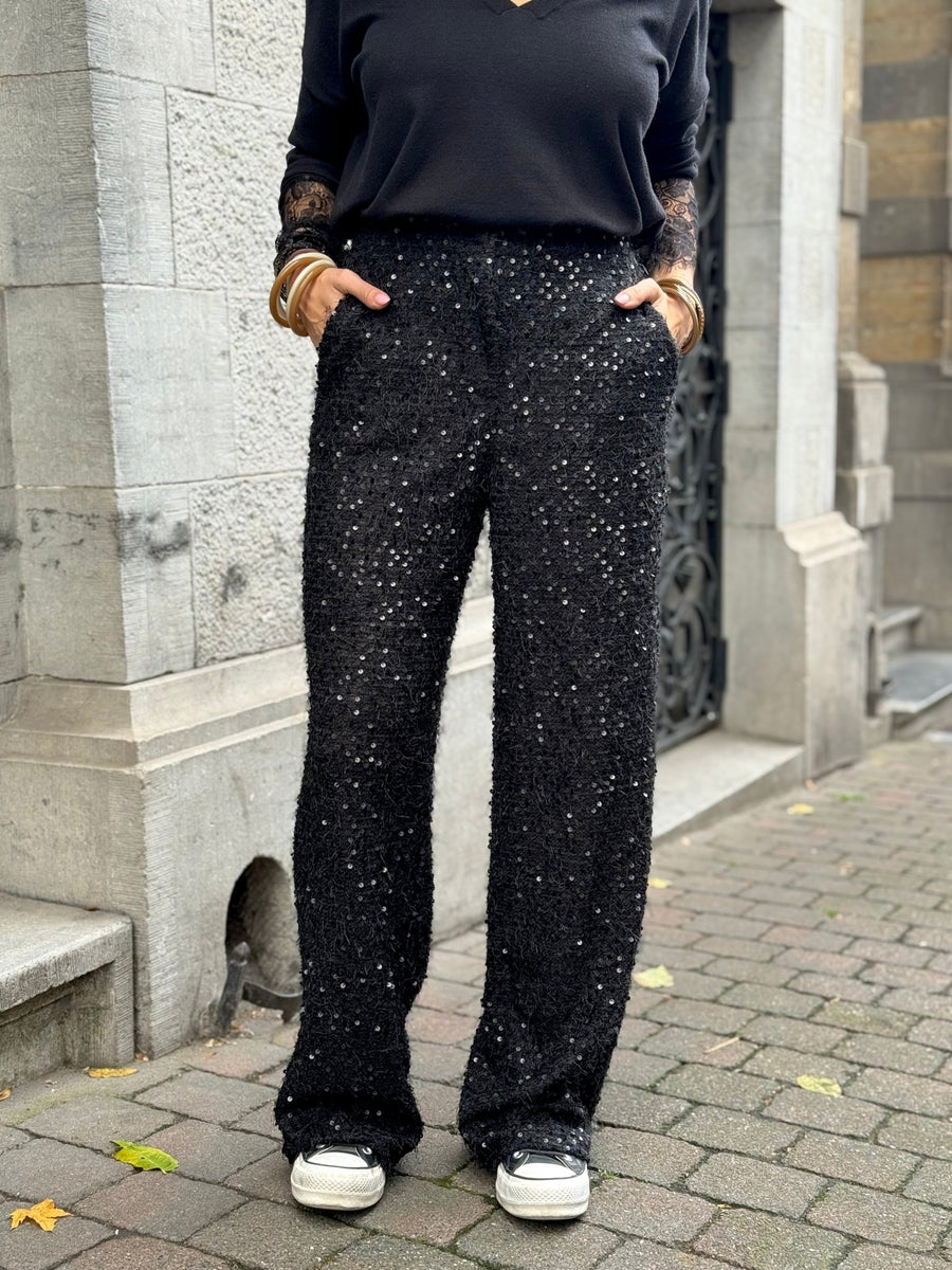 La pantalon Ninon noir - Gualap