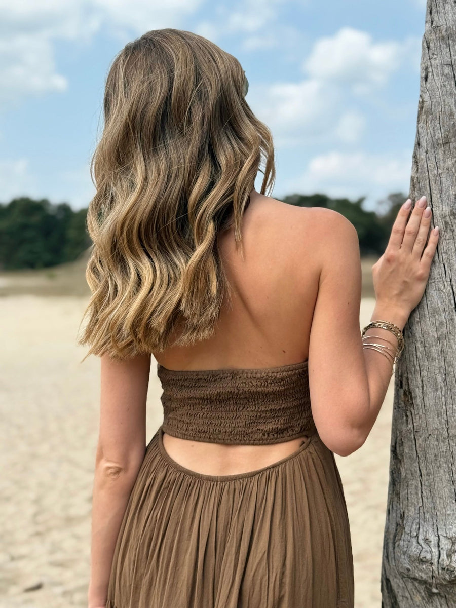 La robe Aria marron - Gualap