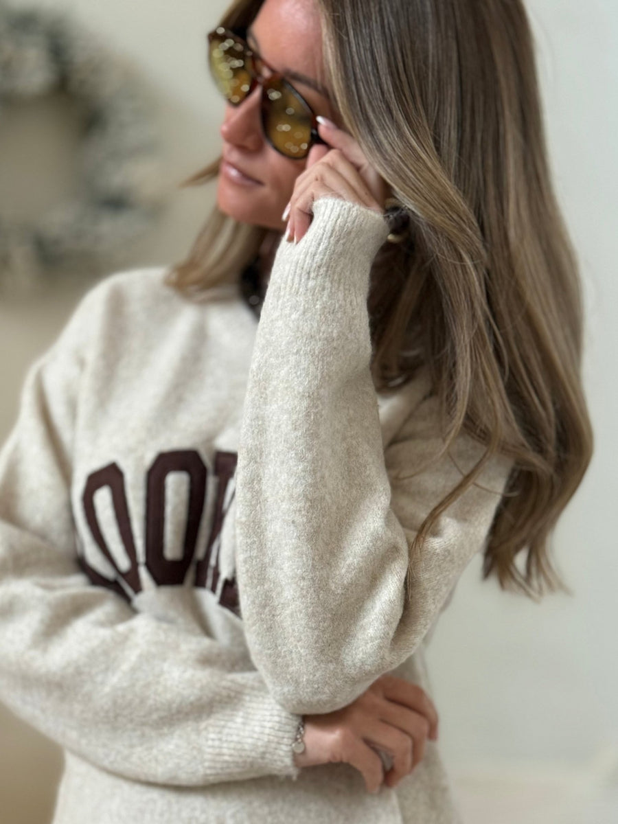 La robe Serena beige - Gualap