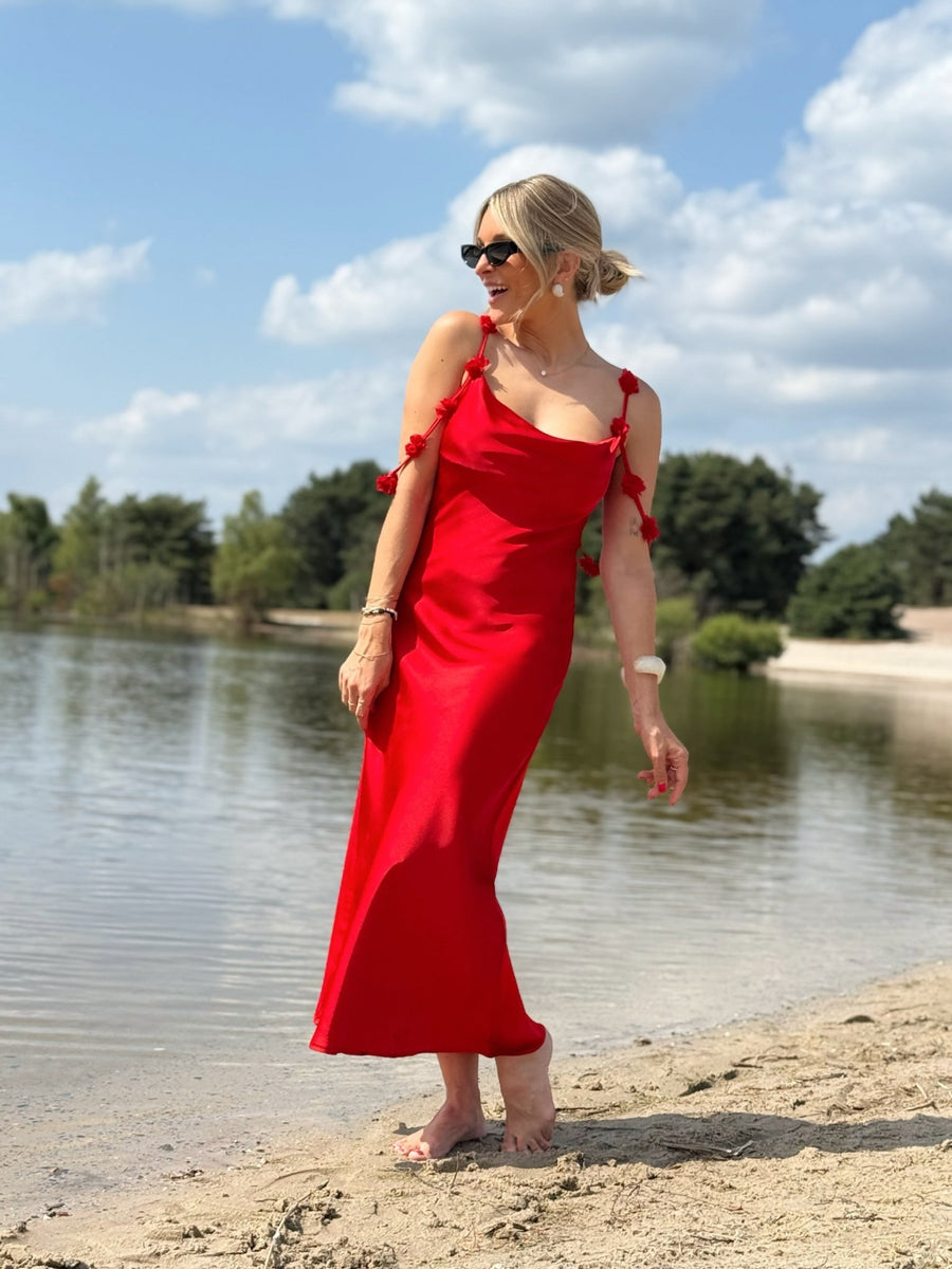 La robe Vally rouge - Gualap