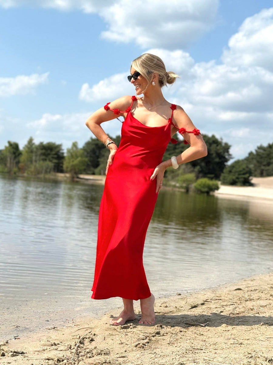 La robe Vally rouge - Gualap