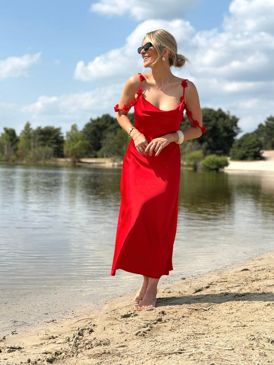 La robe Vally rouge - Gualap