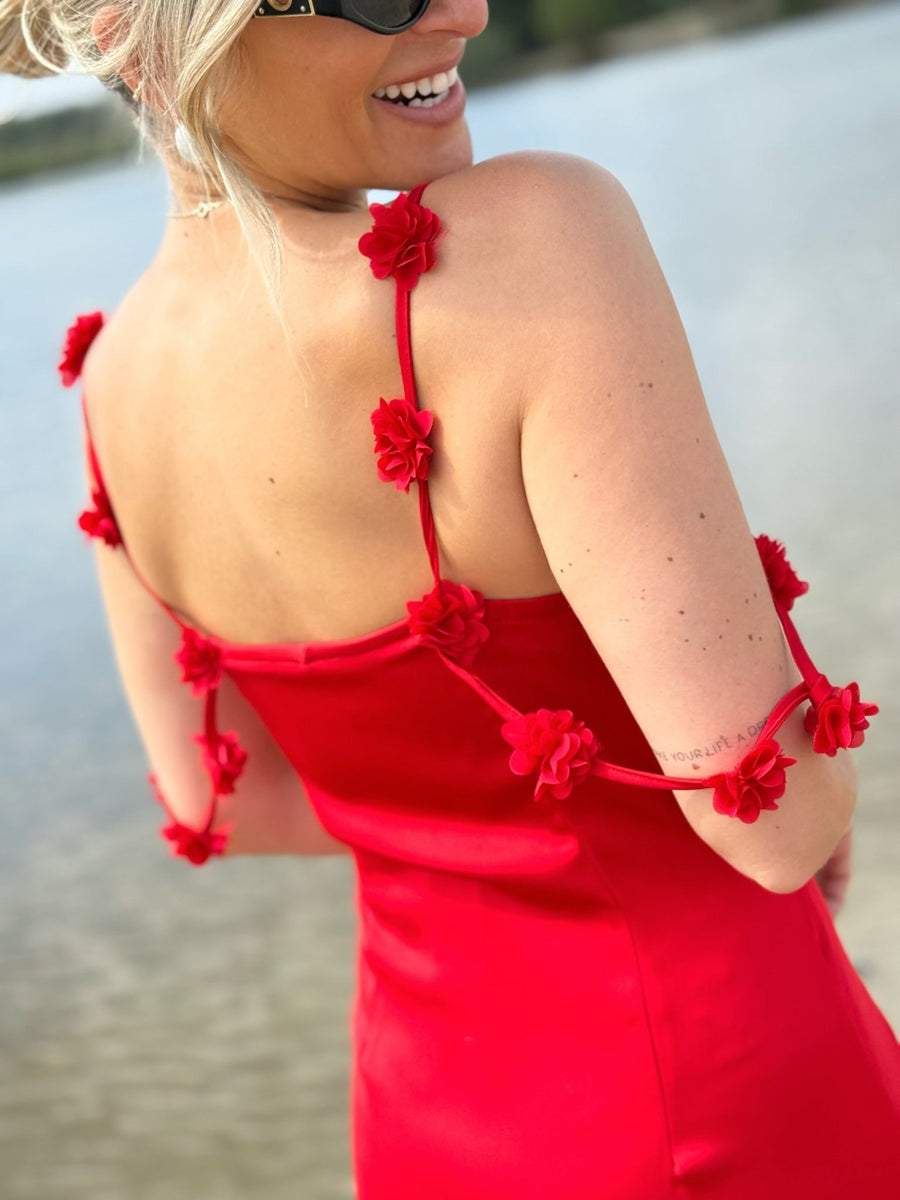 La robe Vally rouge - Gualap