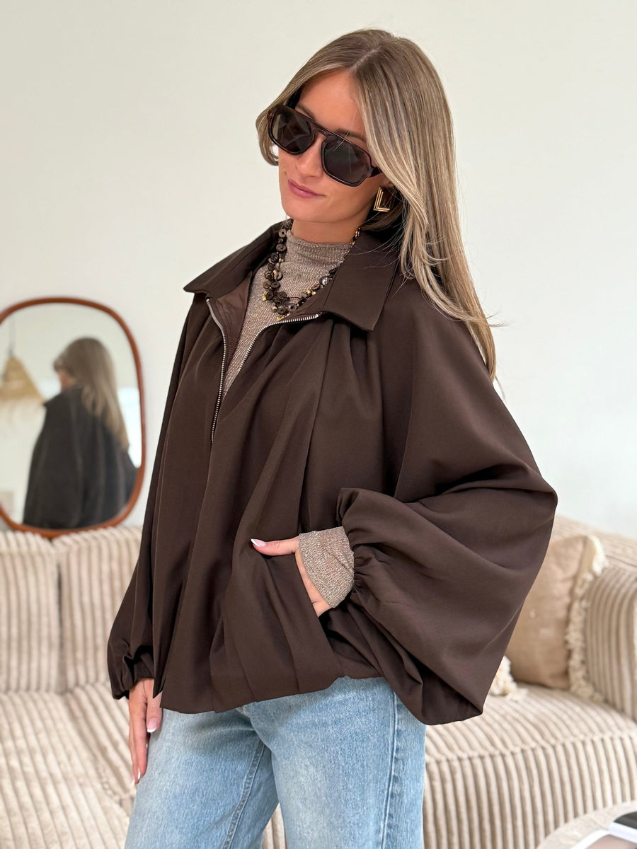 La veste Gessica marron - Gualap