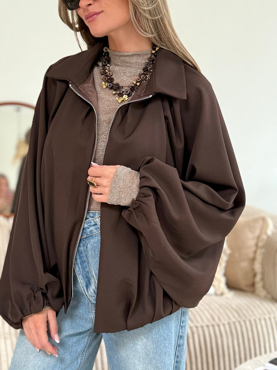 La veste Gessica marron - Gualap