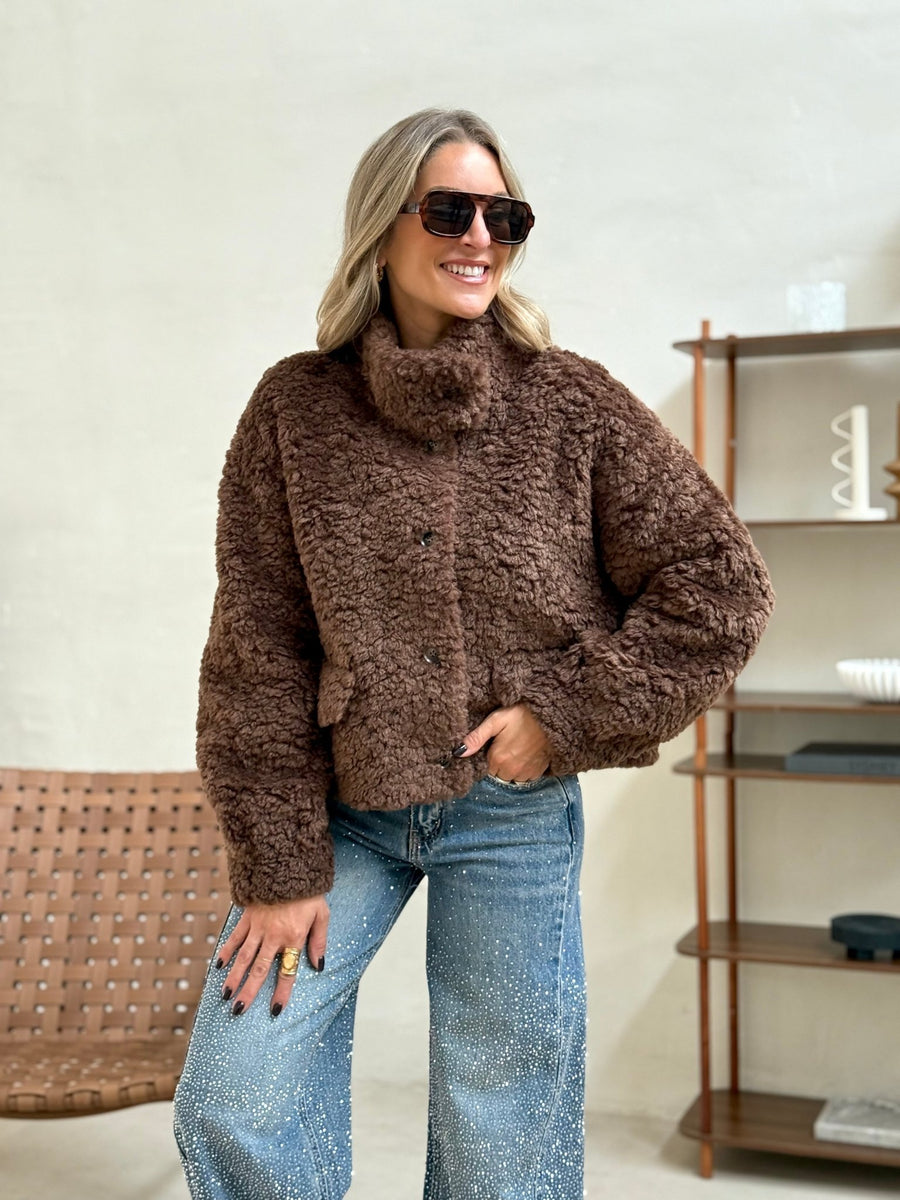 La veste Lawra marron - Gualap