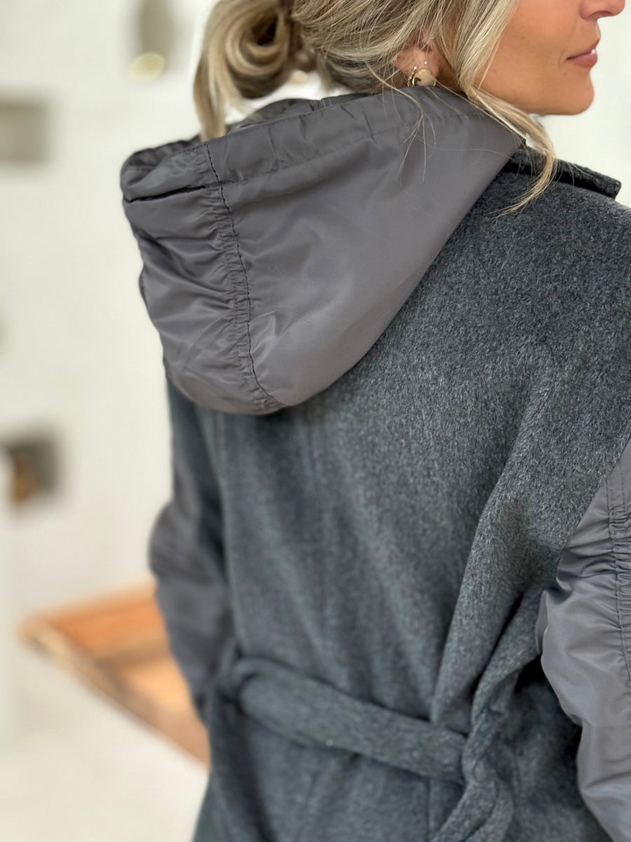 La veste Syrine gris - Gualap