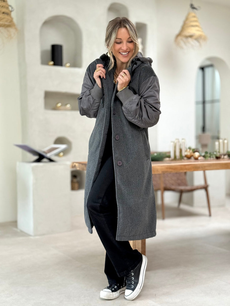 La veste Syrine gris - Gualap