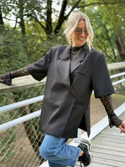 Le blazer Eve noir - Gualap