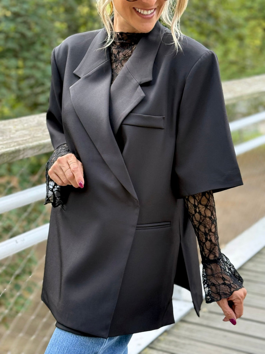 Le blazer Eve noir - Gualap