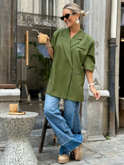 Le blazer Eve vert - Gualap