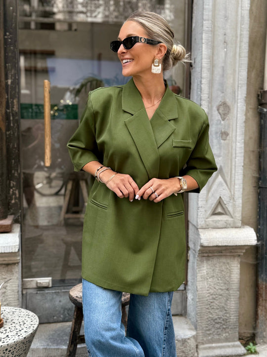 Le blazer Eve vert - Gualap