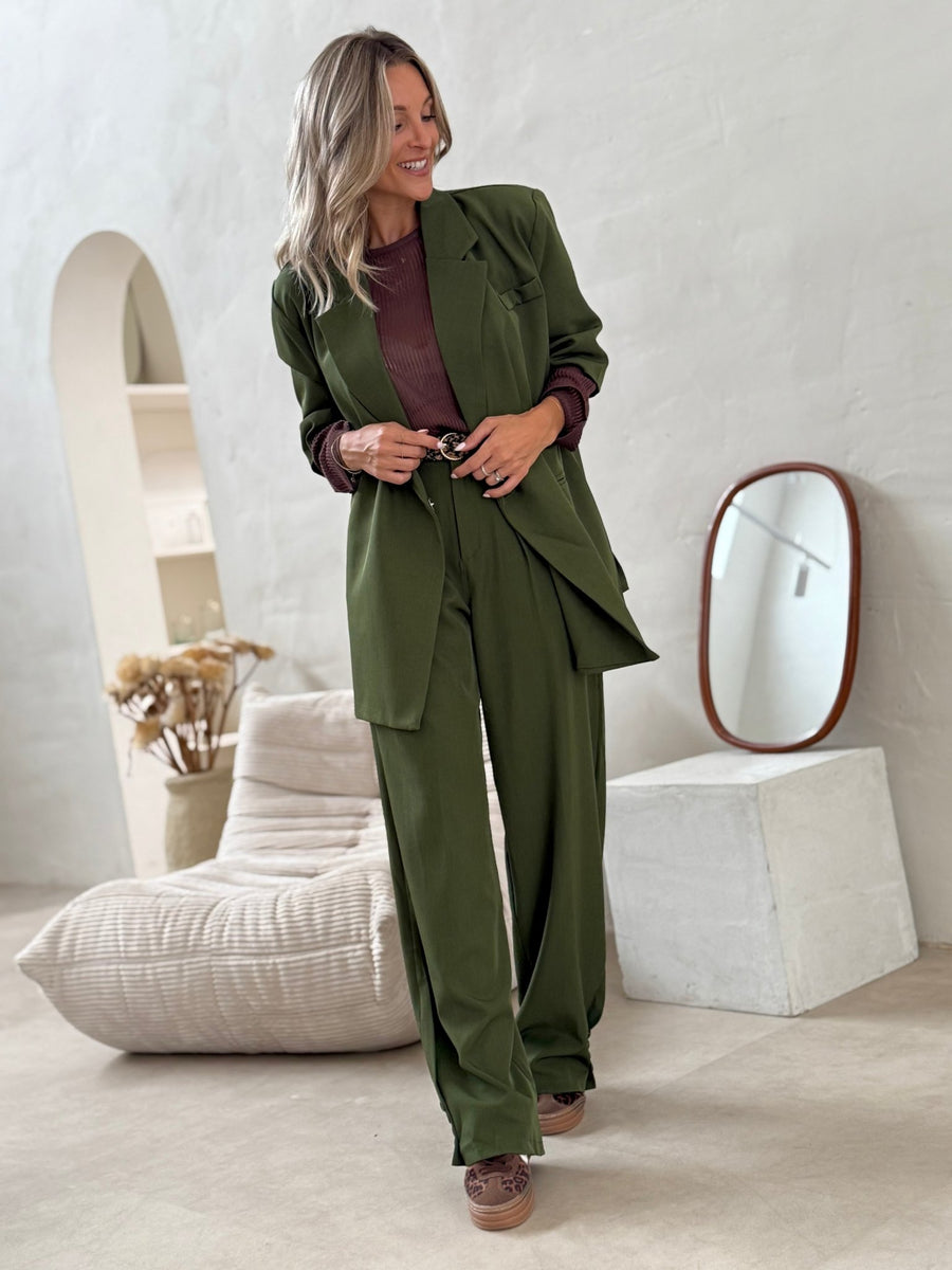 Le blazer Eve vert - Gualap