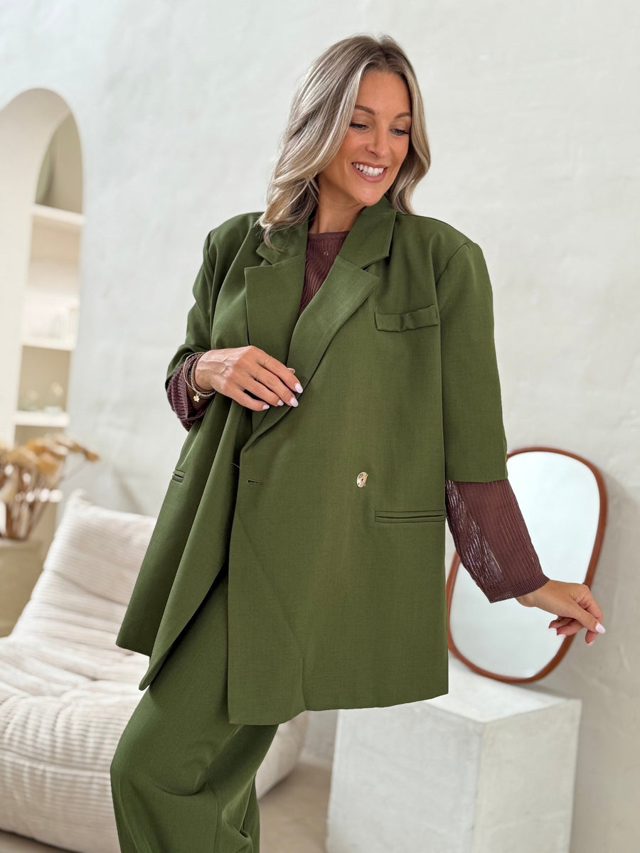 Le blazer Eve vert - Gualap