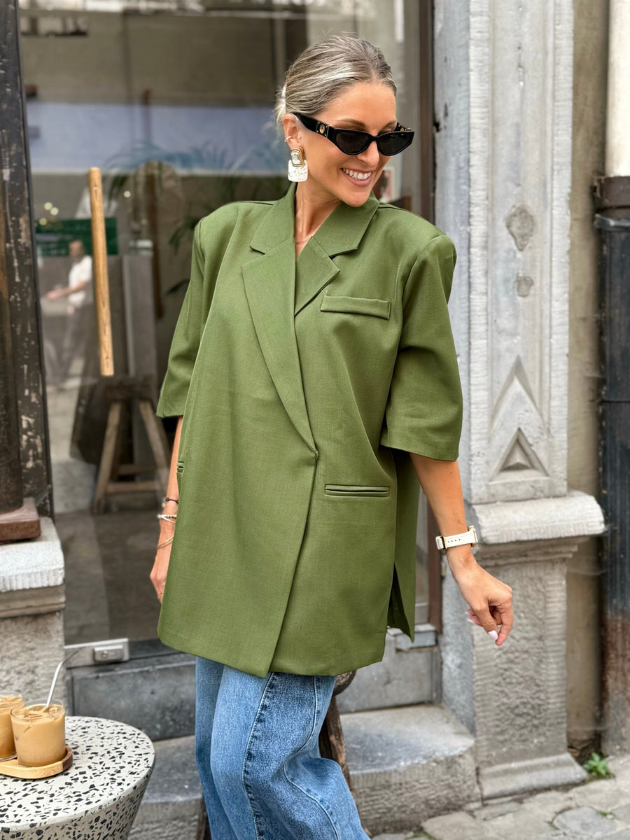 Le blazer Eve vert - Gualap