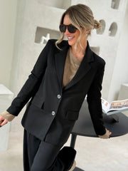 Le blazer Mallaury noir - Gualap