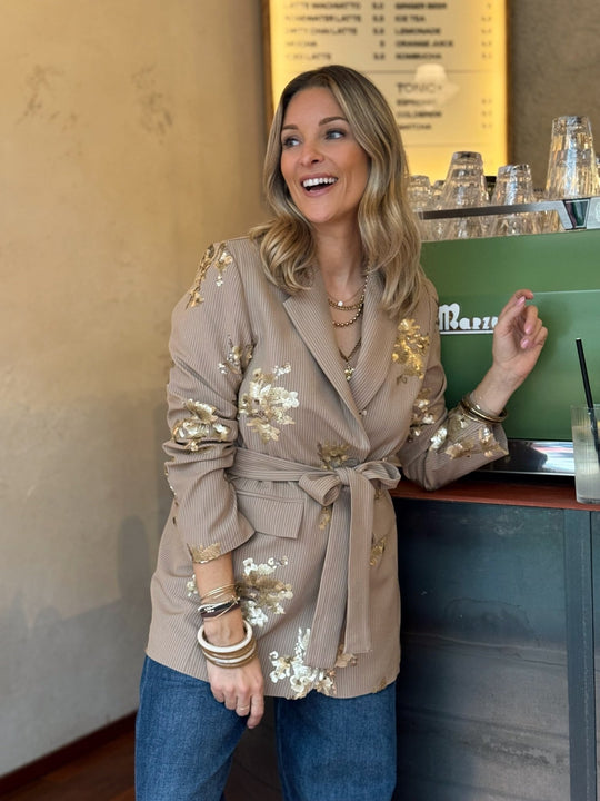 Le blazer Milla beige - Gualap