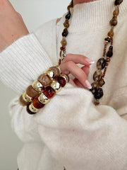 Le bracelet Olympe beige - Gualap