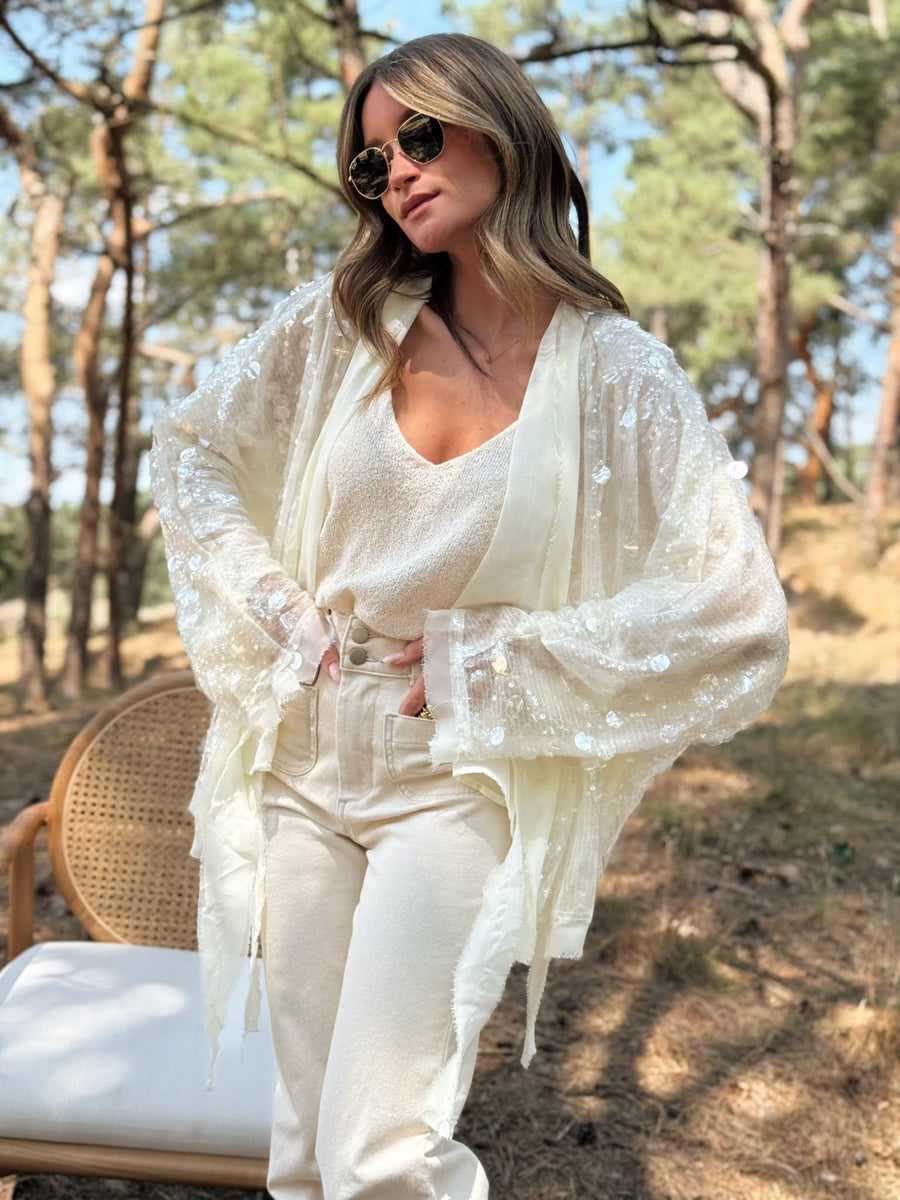 Le gilet Anita blanc - Gualap